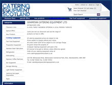 Tablet Screenshot of cateringequipmentscotland.co.uk